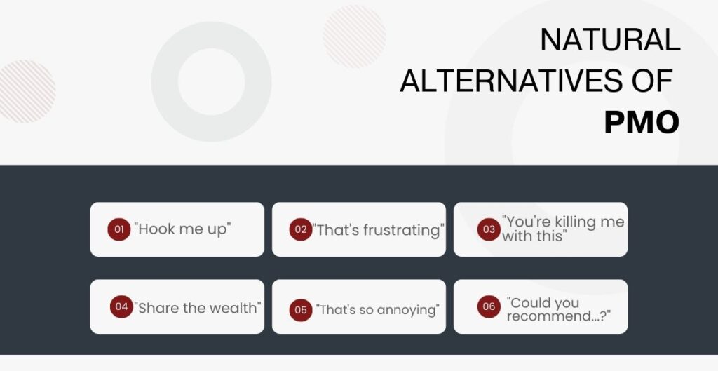 Natural Alternatives of PMO in chats