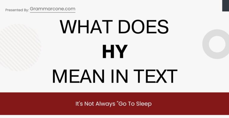 What Does HY Mean in Text? The Real Answer With Examples