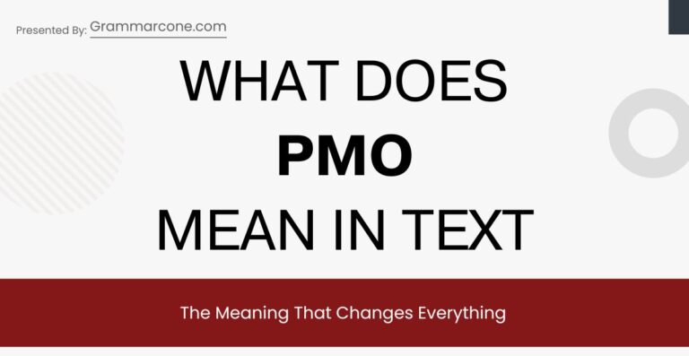 What Does PMO Mean in Text? The Meaning That Changes Everything