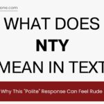 What Does NTY Mean in Text? Why This "Polite" Response Can Feel Rude